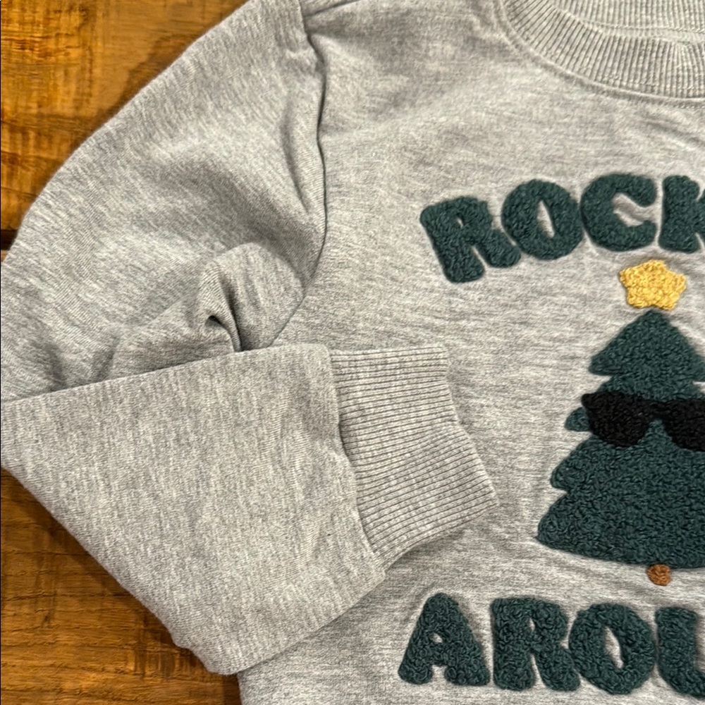 Little Sleepies Toddler Sweatshirt with Tree Design - Picture 5 of 10